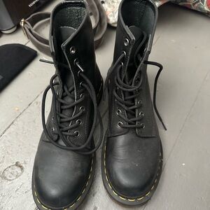 Dr. Martens Black Leather Boots